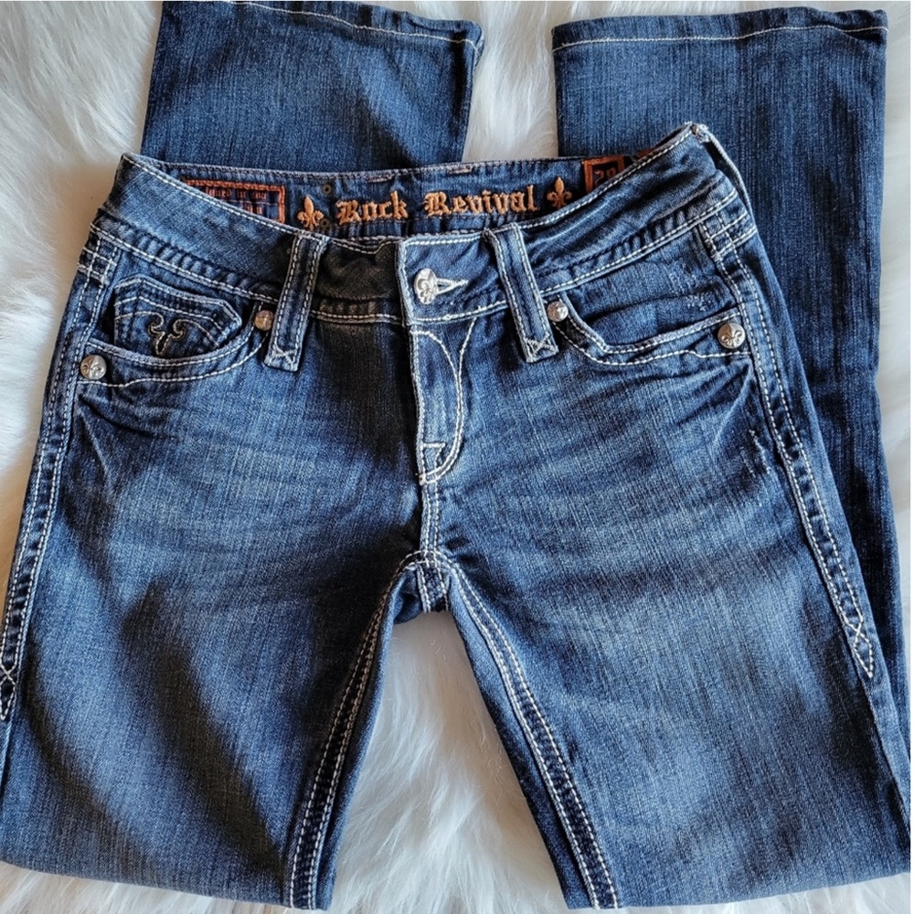 Rock Revival Debbie Boot Cut Jeans Size 28